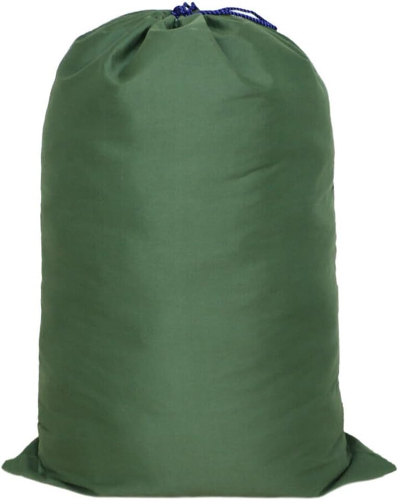 AIMALL Large Canvas Drawstring Bag, Multi-Purpose Storage Pouch, Army Green, Dirt-Proof, Available in Two Sizes: 29.1X47.2 Inches or 18.9X31.5 Inches image number 6