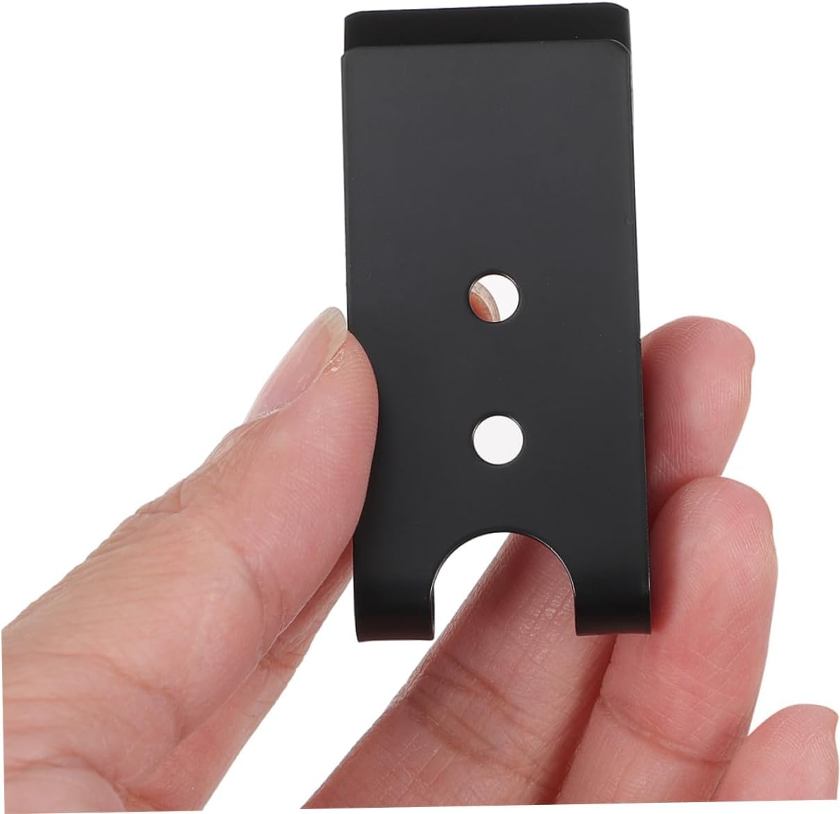 Minkissy 12Pcs Slotted Back Clip Metal Belt Clip for Phone Attachment Fit Pouches Sheaths Running Belt Leather image number 3