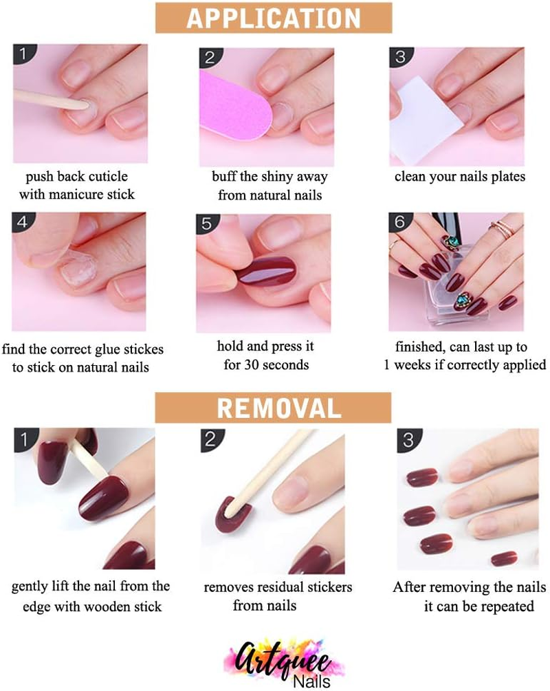 Artquee 24Pcs Light Nude Clear Pure Color Ballerina Long Coffin Glossy Fake Nails Press on Nail False Tips Manicure for Women