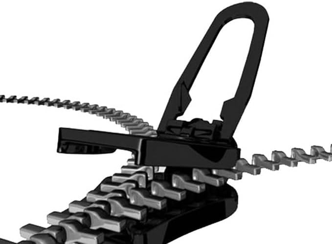 6Pcs Black Universal Instant Fix Zipper Repair Kit Replacement Zip Slider Teeth Zippers Resistant Design Arts, Crafts and Sewing image number 4