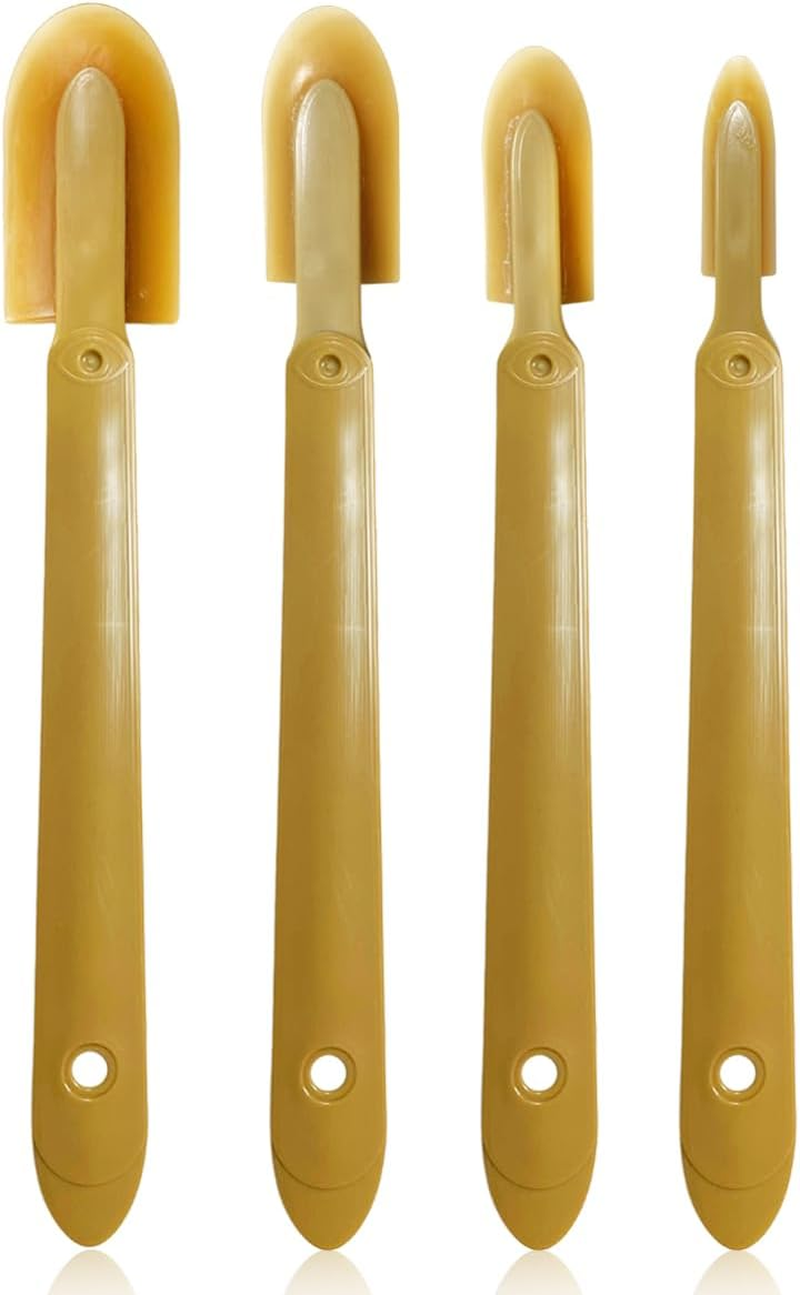 NILLOS Caulk Finishing Tool, 4 PCS Grout Sealant Caulking Smoothing Tool for Kitchen, Bathroom, Window (Multiple Shapes) image number 2