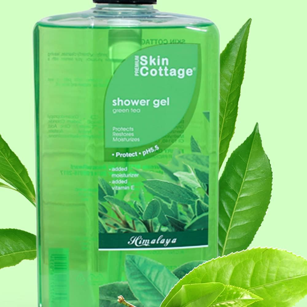 Skin Cottage - Shower Gel - Green Tea 1000Ml image number 2