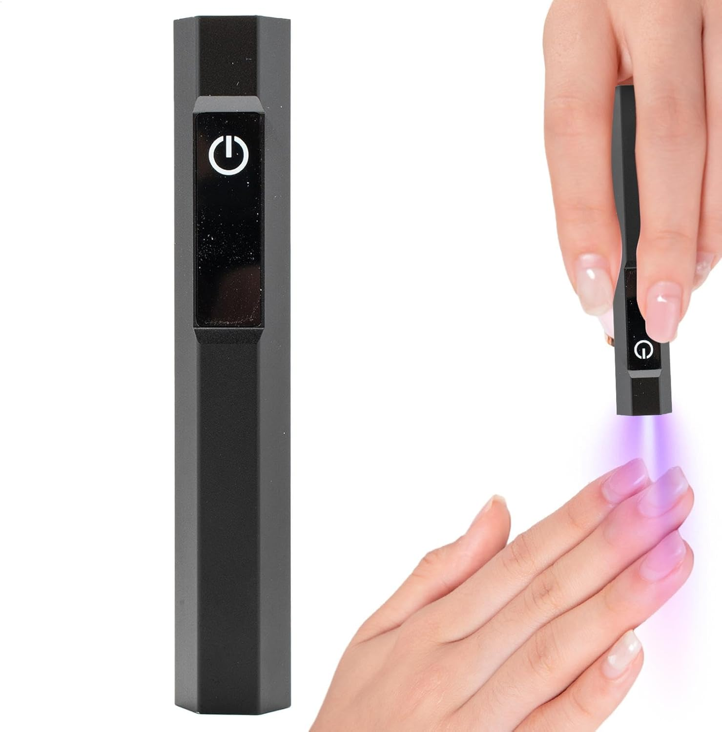 Lamp for Nails - Nail Uv Lamp | Nail Gel | Portable Manicure Device for Beginners | Led | Wireless Flash with LED Display, 2 Timing Modes | Dryer for Toenail Home Salon image number 4