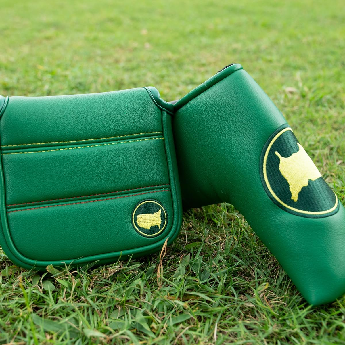 Montela Golf Putter Covers Mallet Putter Headcover Blade Putter Covers Golf Club Covers Leather Putter Head Covers Golf Headcover with Magnetic for Scotty Cameron Taylormade Callaway Titleist Odyssey image number 1