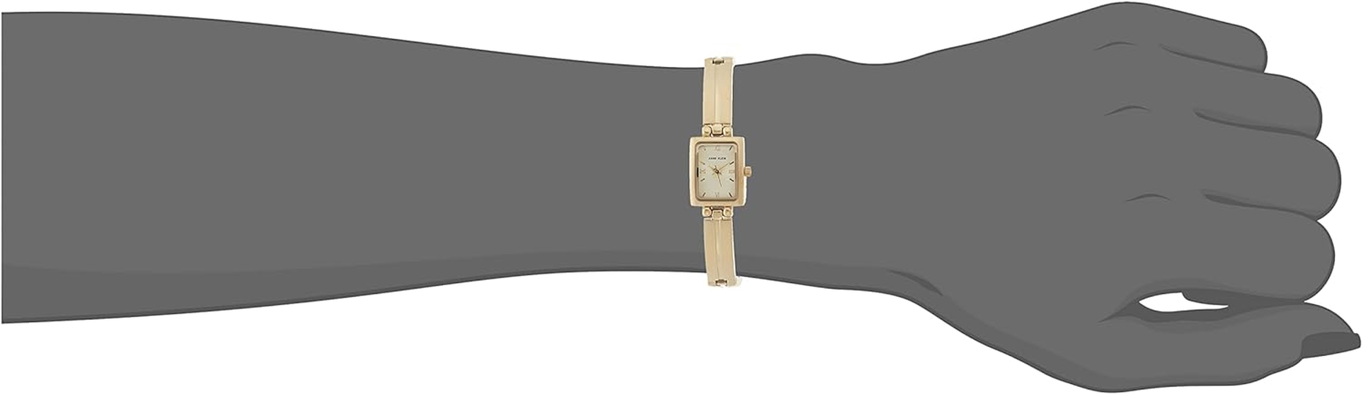 Anne Klein Women'S 10-5404CHGB Gold-Tone Dress Watch image number 3