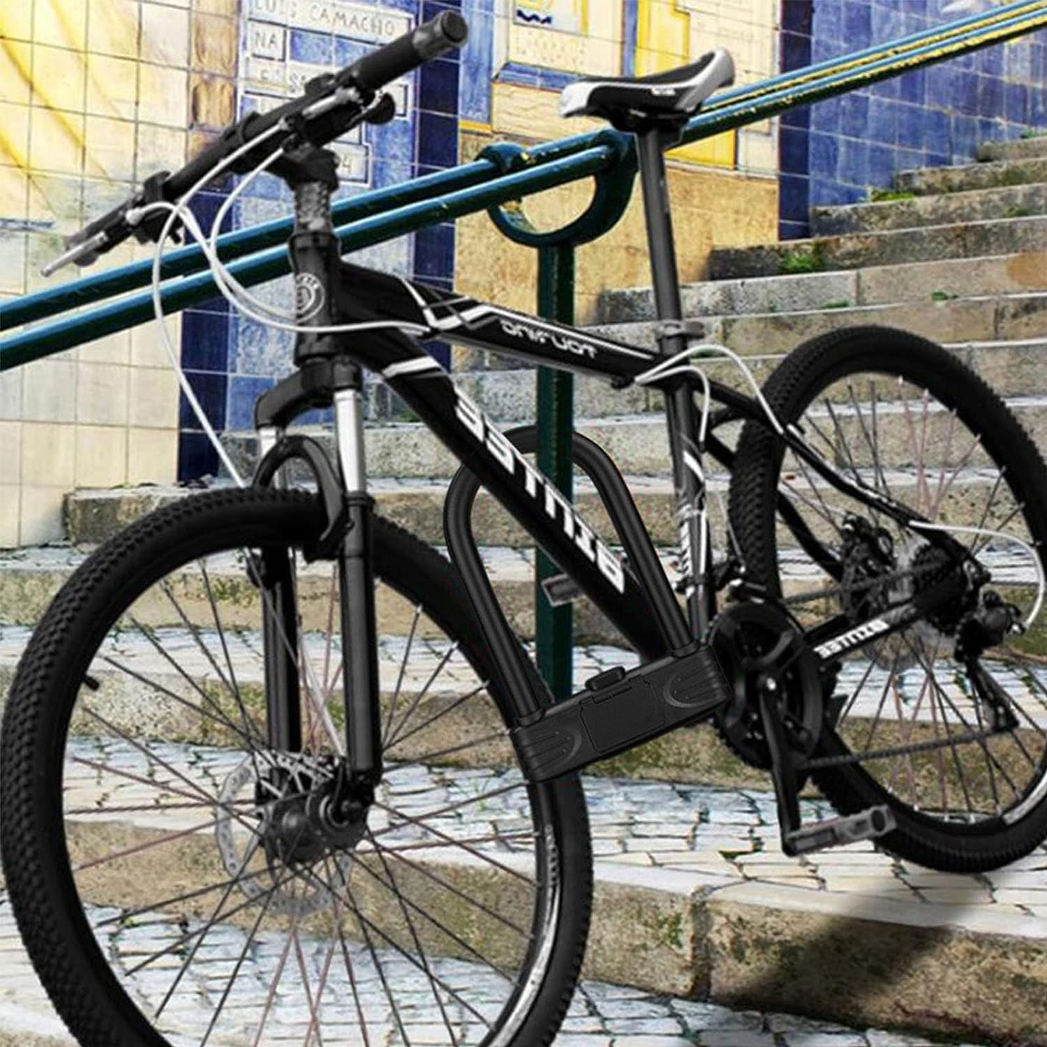 KENRONE Bike Lock,Heavy Duty U Lock, 4 Digit Combination Password Bicycle Lock with U-Lock Shackle, Waterproof Bike U Lock for Home, School, Travel image number 6