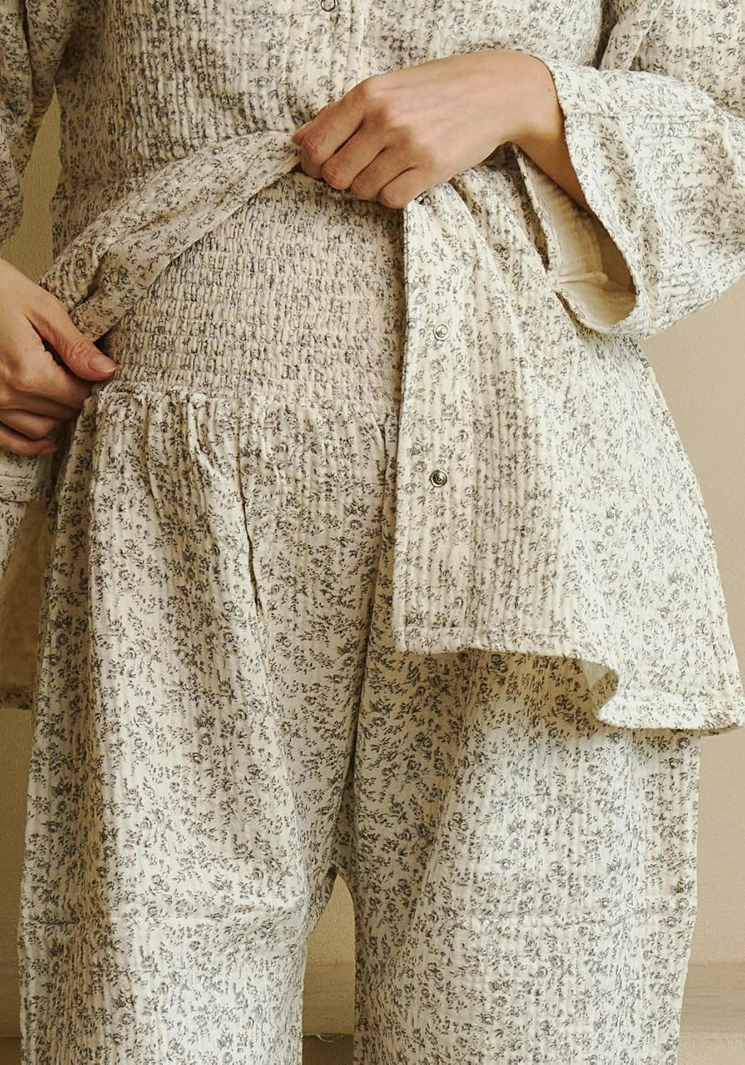 Modal Guaze Nursing Set, Ichika, L/XL image number 1