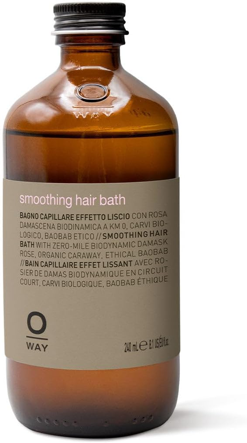 OWAY Smoothing Hair Bath 240Ml/8.1Oz - Earthy, Vegetable Scent - Unisex - Adults