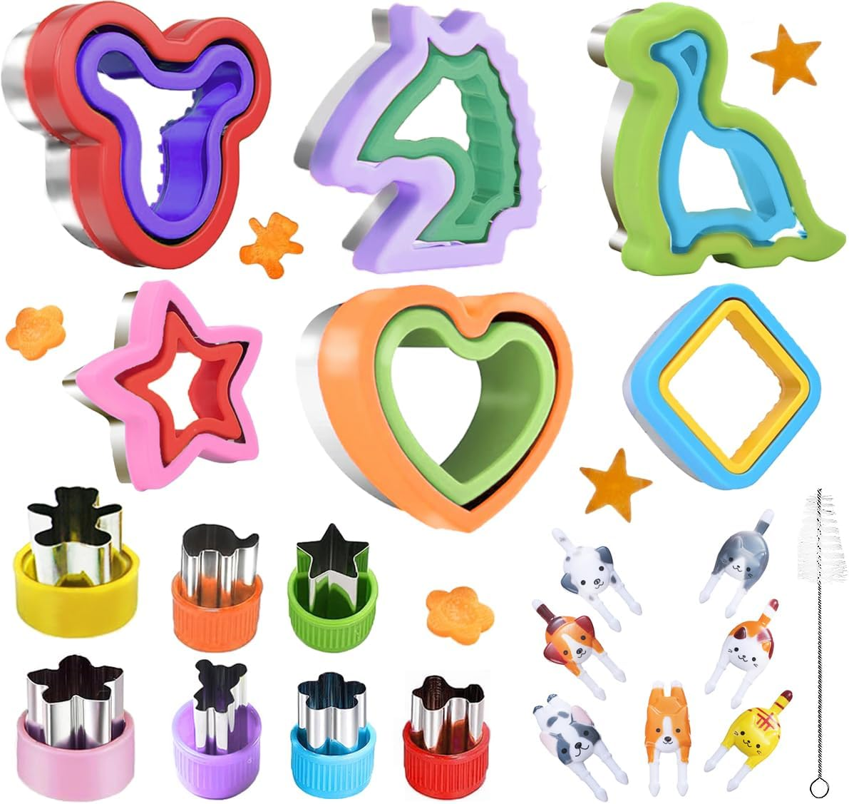 Kitchwise Sandwich & Fruit Cutter Set - 13 Pieces image number 2