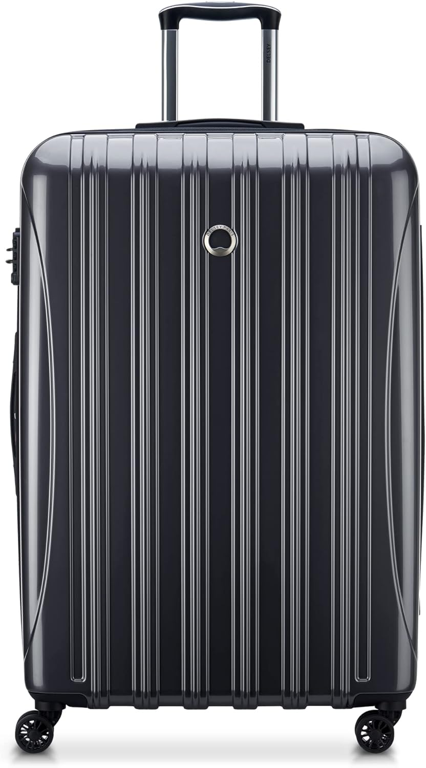 DELSEY Paris Helium Aero Hardside Expandable Luggage with Spinner Wheels, Titanium, Checked-Large 29 Inch, Helium Aero Hardside Expandable Luggage with Spinner Wheels image number 3