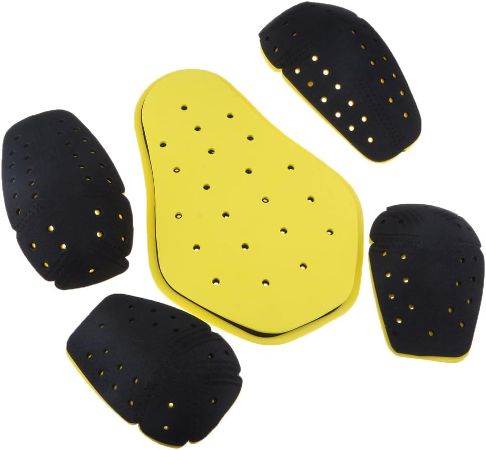 5Pcs/Set EVA Unisex Elbow/Back/Shoulder Protective Armour Pad for Motorbike image number 5