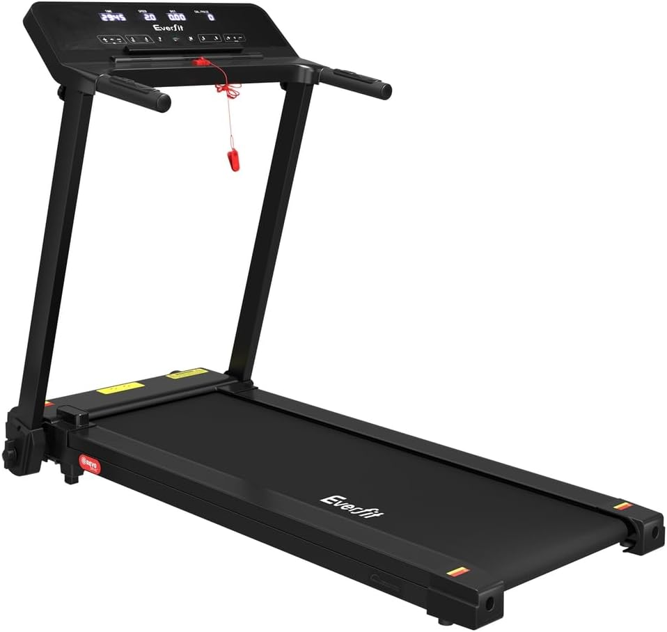 Everfit Treadmill Electric Treadmills with 420Mm Running Belt, Folding Walking Pad Foldable Machine Exercise & Fitness Equipment, with up to 14Km/H Speed for Home Gym Workout Black image number 6