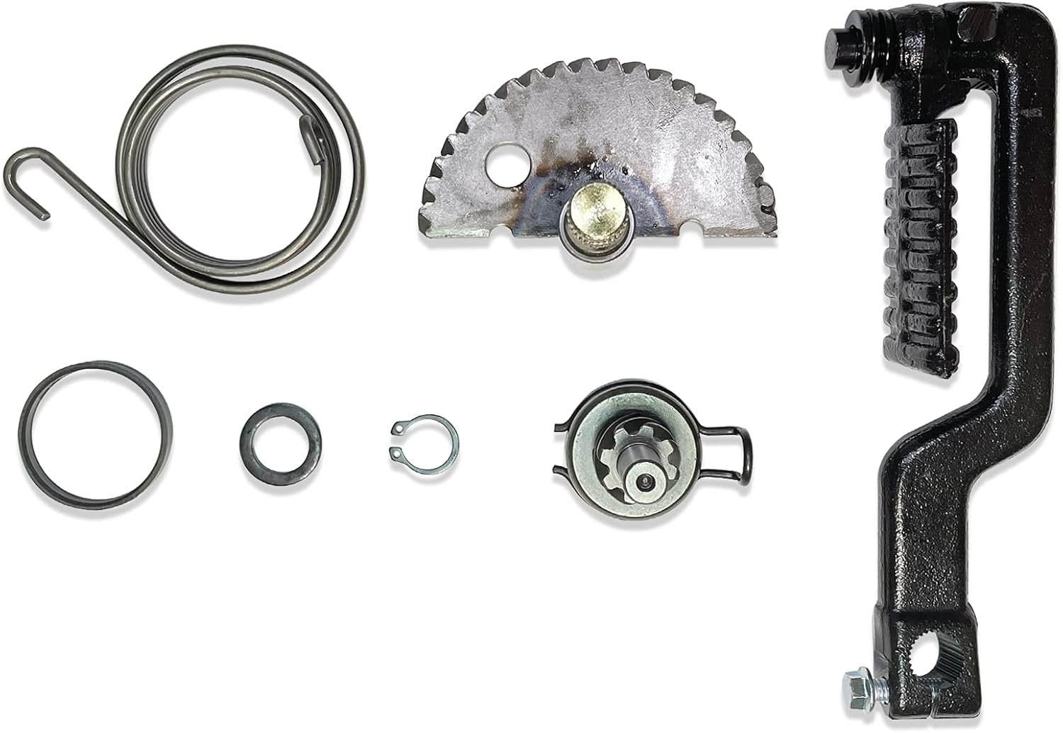 Transmission Cover Assembly with Start Gear Shaft Belt for for GY6 QMB139 Scooter ATV Go Kart 50Cc Engines