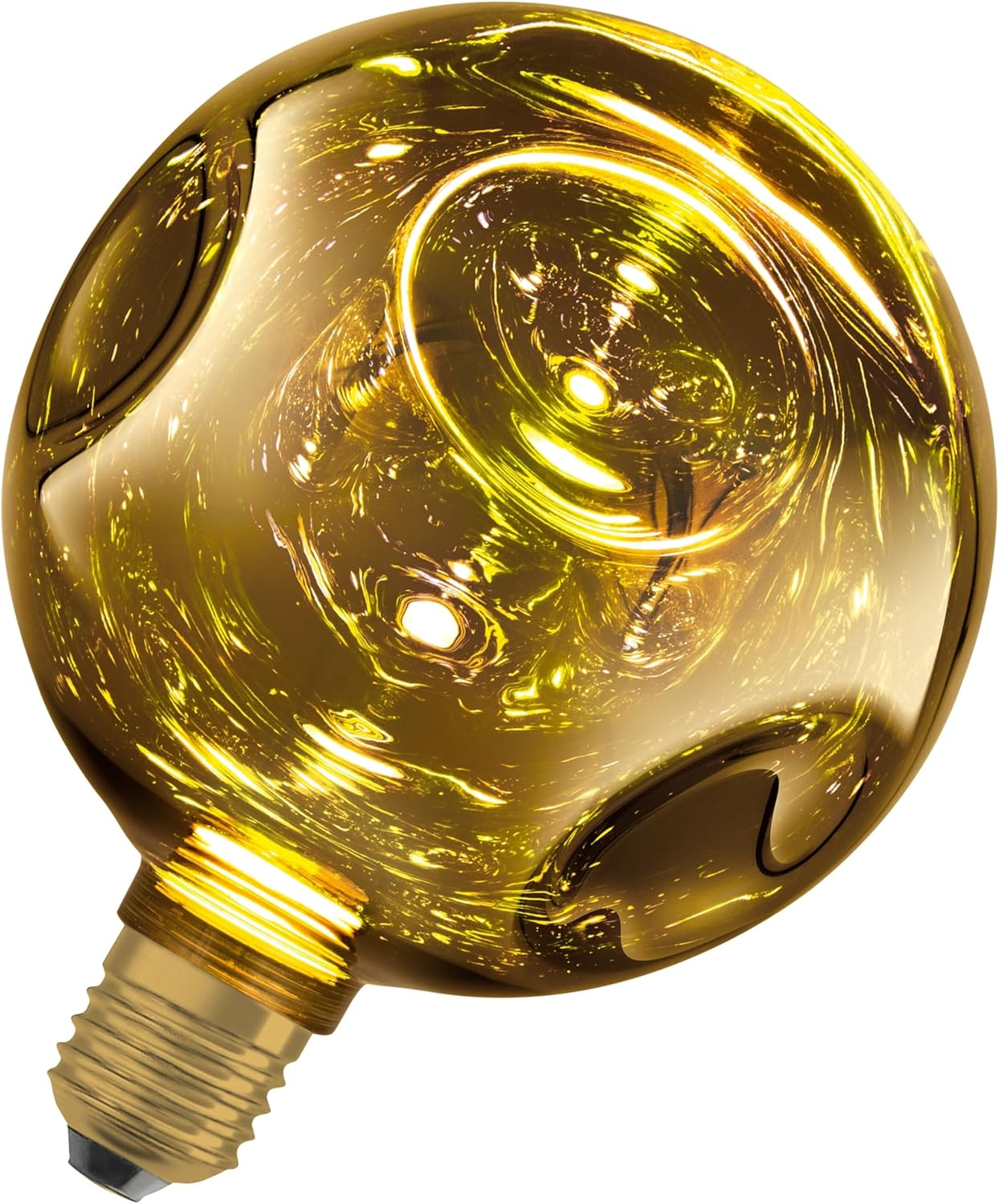 OSRAM Decorative LED Lamp in Electric Glass in Electric Glass Medium Gold