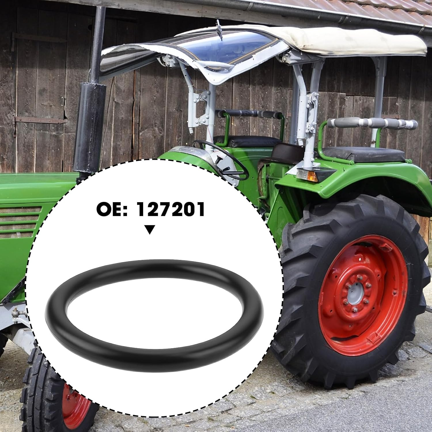 Briny River 6PCS O-Ring Fixed Ring 127201 80Mm X8Mm Compatible with Fritzmeier Convertible Canopy image number 2