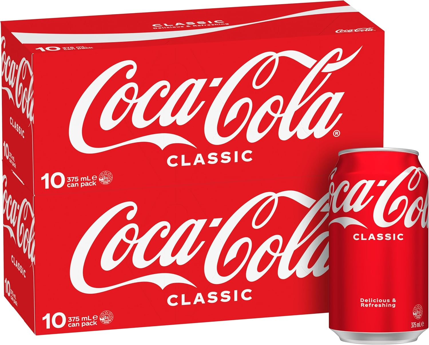 Coca-Cola Classic Soft Drink Multipack Cans 20 X 375 Ml (Packaging May Vary) image number 6