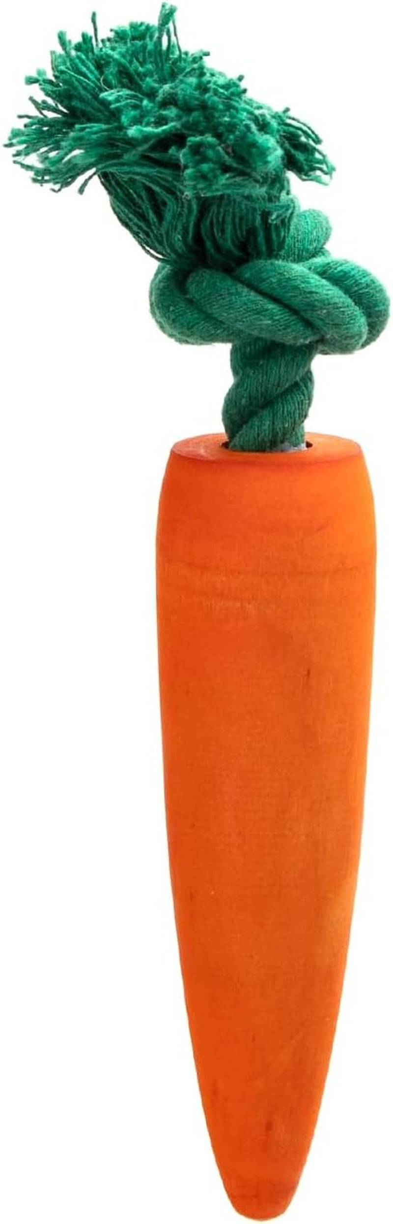 Patapalooza Carrot Shaped Bird Toy - Made of Safe Materials, Ideal for Biting and Playing, Promotes Bird Activity and Entertainment