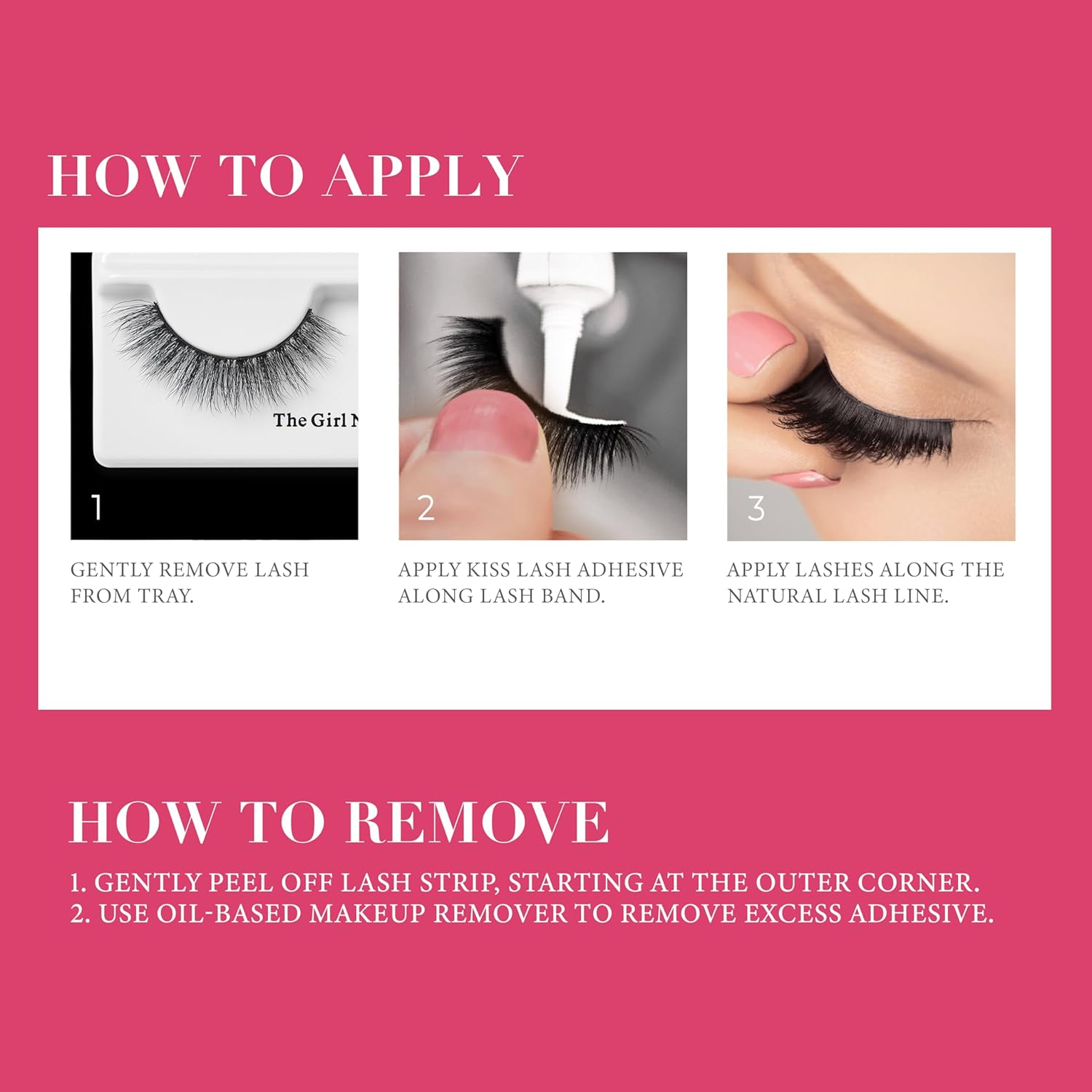 KISS Lash Couture Luxtensions Collection False Eyelashes, Flat Lash Technology, Super Slim Lash Band, Real Lash Extension Fibers, Reusable, Contact Lens Friendly Strip Lashes, Style Black Swan, 1 Pair image number 2