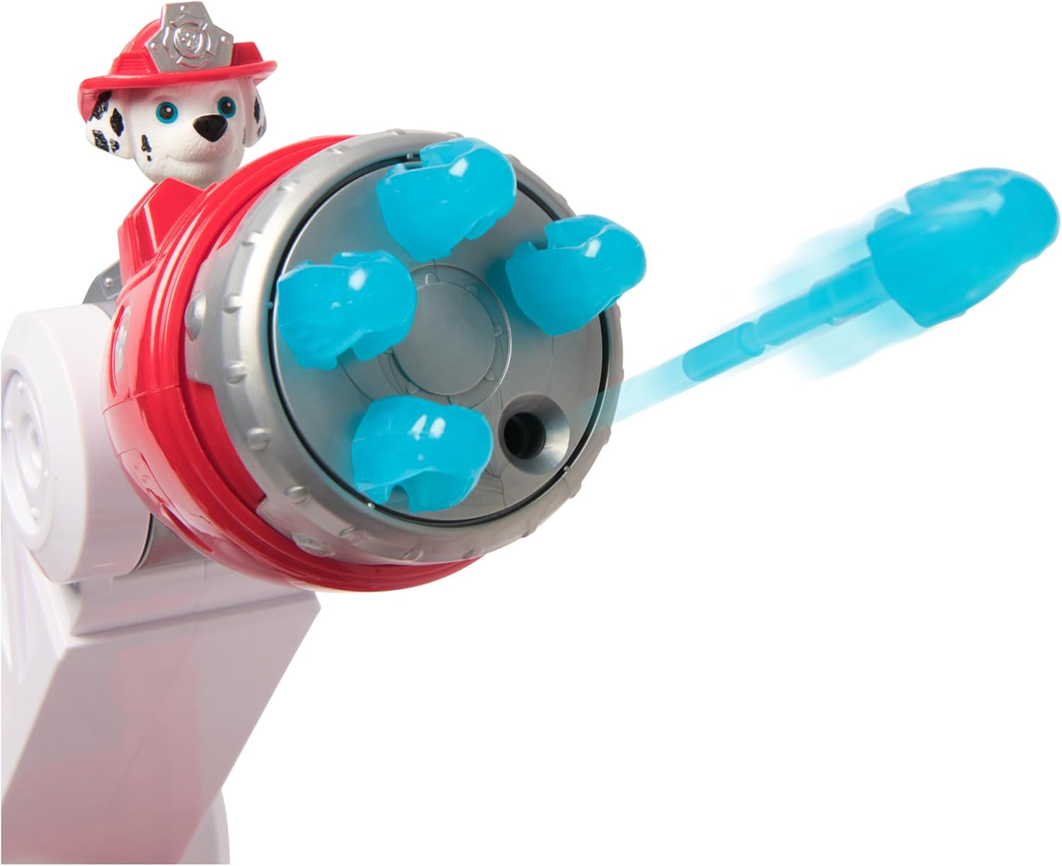 PAW Patrol Fire Rescue: Rapid Reload Fire Truck with Marshall Figure, Quick-Fire Launcher, Lights and Sounds, Kids Toys for Boys and Girls Ages 3 and Up image number 4