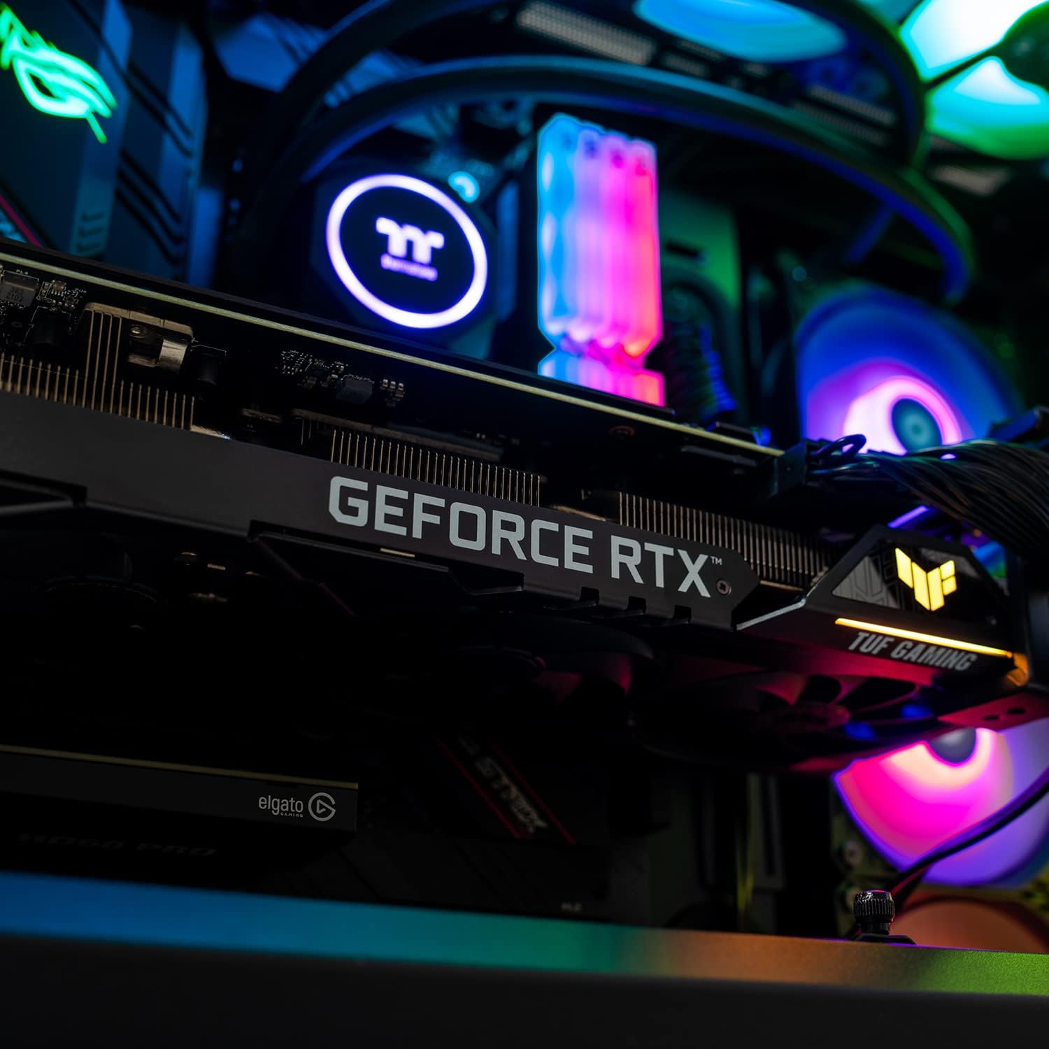 Thermaltake Computer System Valkyrie Streaming PC- AMD 5600X/ RTX 3060/ 16GB RGB Ram/Wifi/Core P6 Black, CA-4L2-00D1WA-01 image number 1