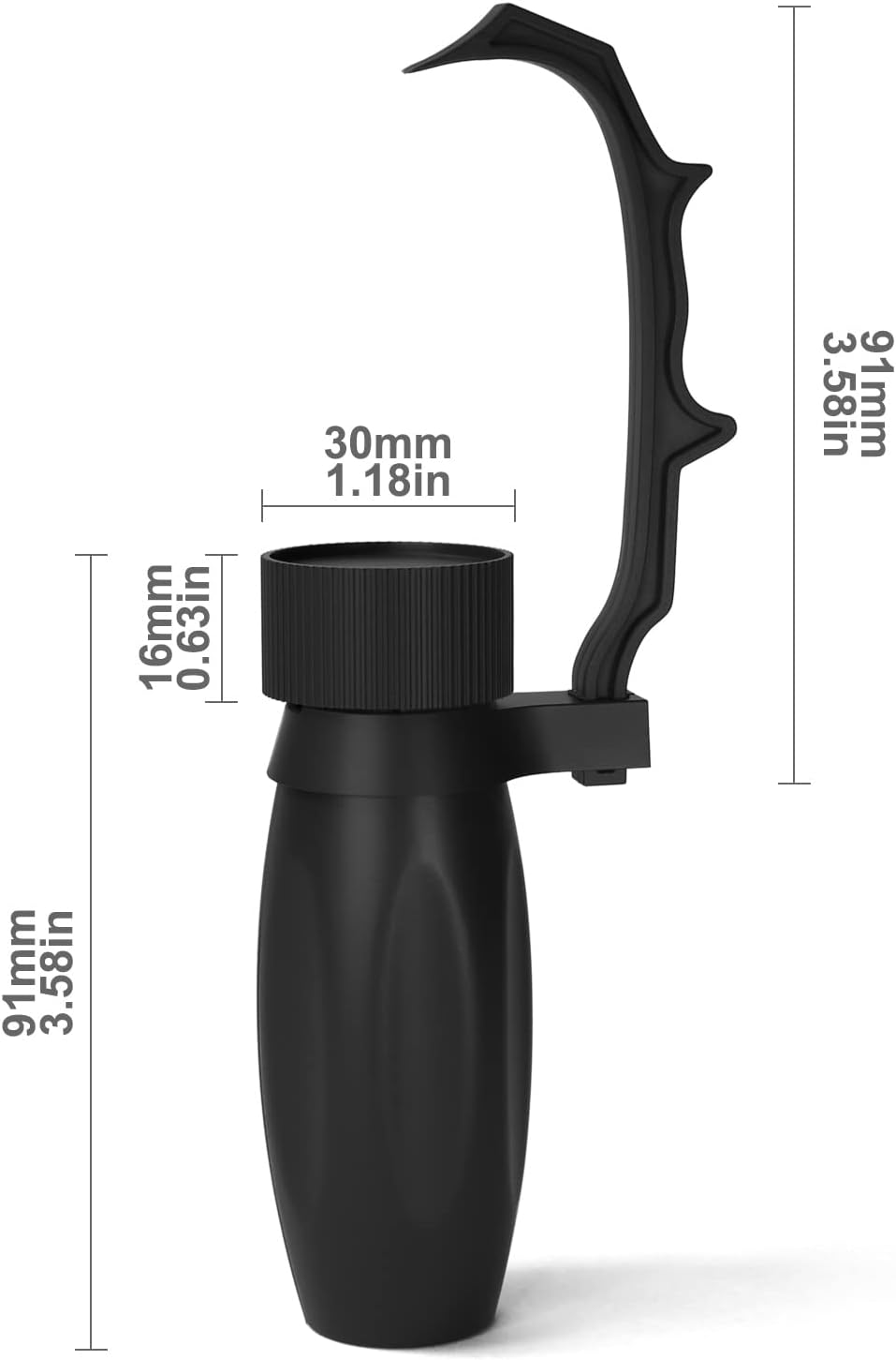 Evemodel Model Hand Painting Handle Coloring Holder Soldiers Handicraft (Black) image number 3