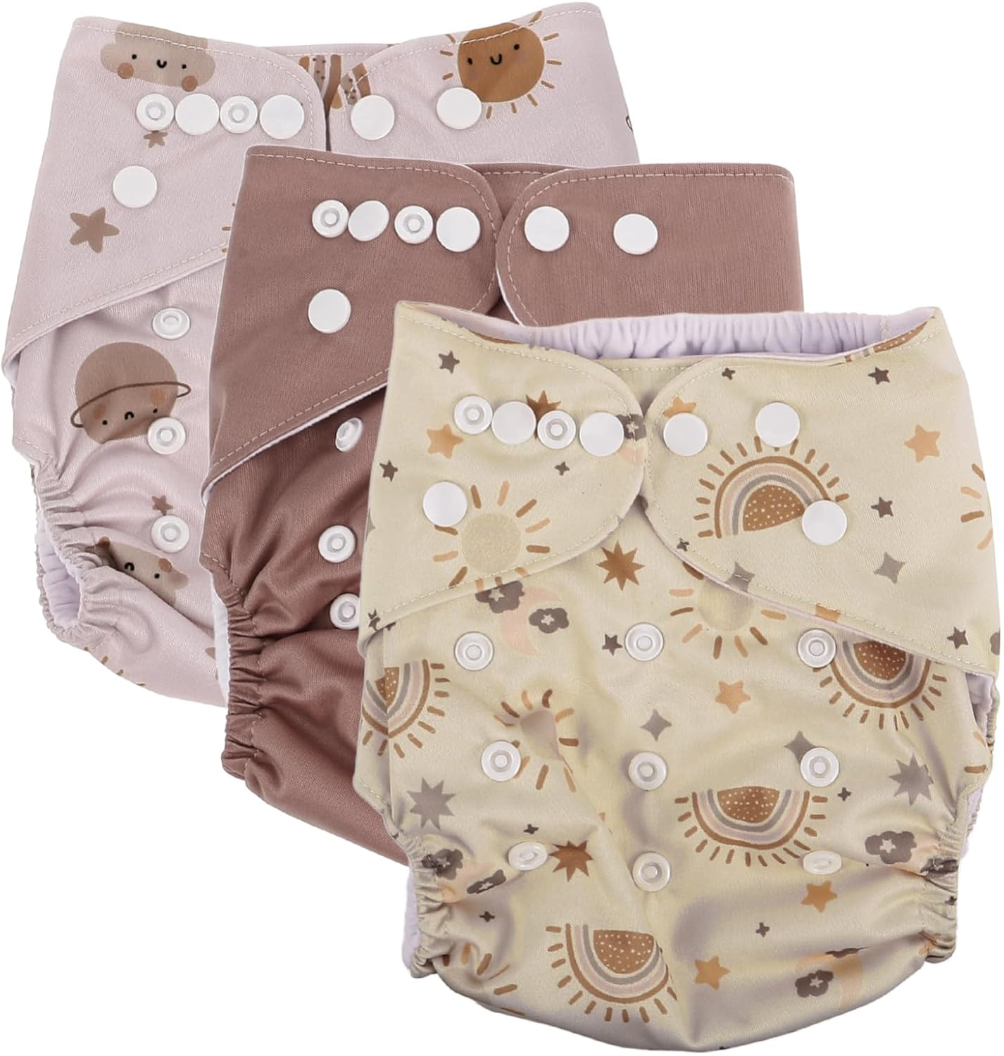 Baby Cloth Diapers Reusable Waterproof Swim Diaper for Newborns Unisex Washable Training Pants Suitable for Travel and Swimming Pink