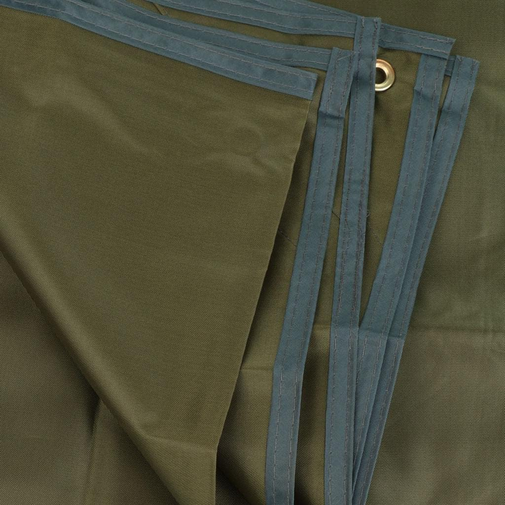 FITYLE 2.1 X 1.5M Waterproof Ground Sheet Camping Tent Footprint with Anchor Holes - Army Green image number 1