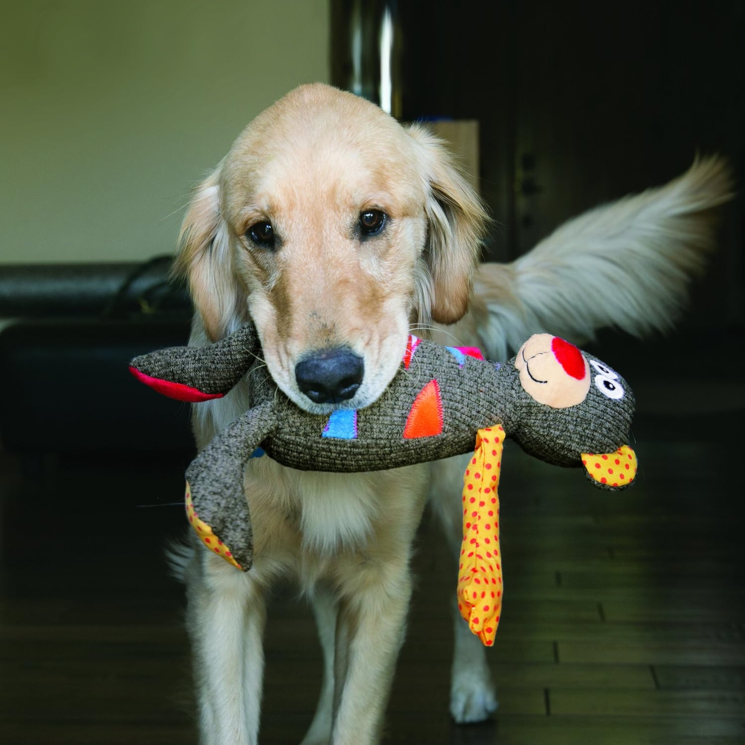 KONG RPP32 Patches Lion Small Dog Toy image number 3