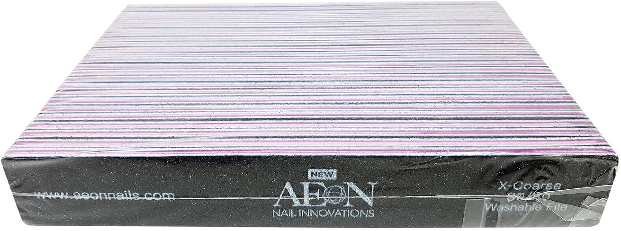 Aeon - Nail Files Black Square X-Coarse 80/80 25 Pcs