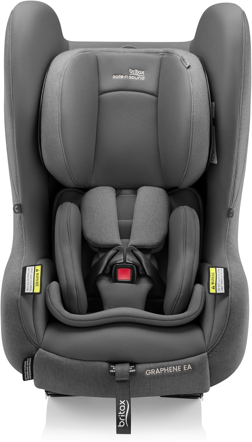 Graphene EA Style Convertible Car Seat Dark Olive, Compact Design, Easy Adjust Headrest, Isofix Installation, Extended Rearward Facing, Side Impact Cushion Technology (3712)