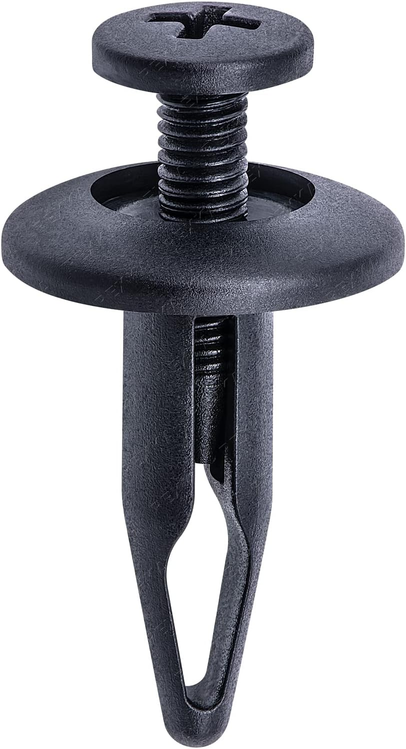 Rexka 30Pcs Radiator Shroud & Trim Retainer Push-Type Clips Rivet for GM 20664092 Ford N804570S image number 1