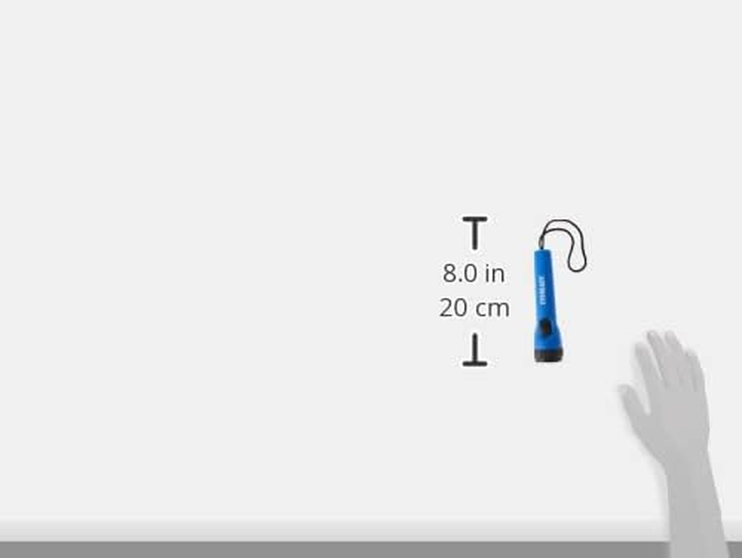 Energizer Eveready LED Torch (2 Pack), Super Bright Flashlight for Outdoors, Camping and Gifts (4 AA Batteries Included), Blue/Yellow image number 1