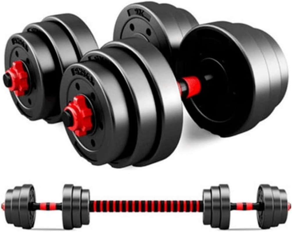 Fitness Master 20Kg Adjustable Dumbbell Set Barbell Home Gym Exercise Weights Fitness Workout image number 2