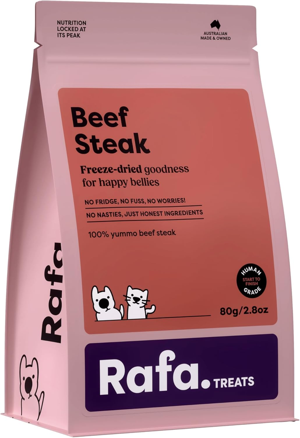 Raw Freeze-Dried Dog and Cat Treats | Human-Grade Crocodile Steak for Pets, Single Ingredient, 50G image number 6