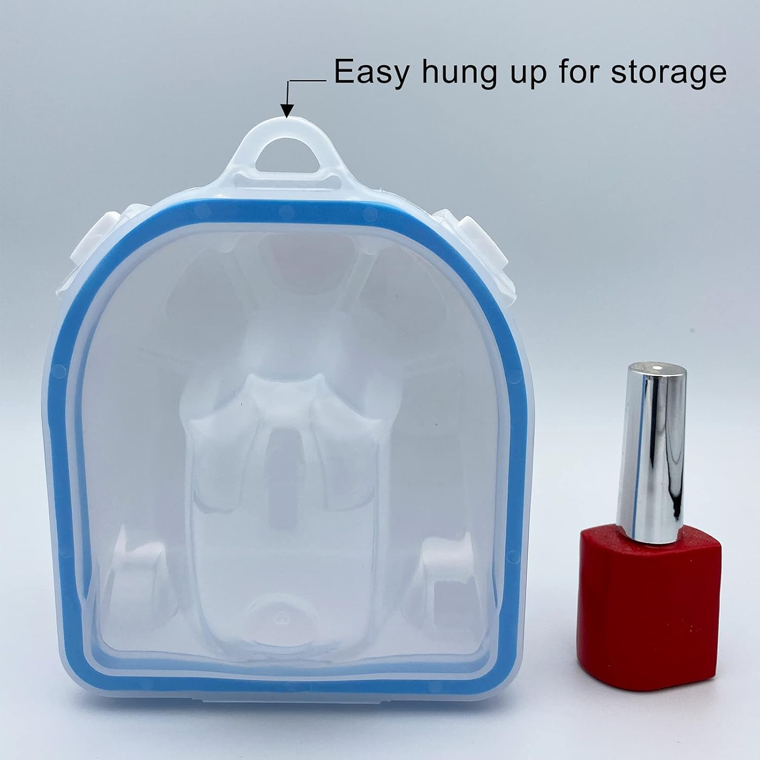 Treamlyn 2Pcs Nail Soaking Bowl, Acetone Proof, Blue, Soak off Gel Polish Remover, Salon & Home Use image number 5