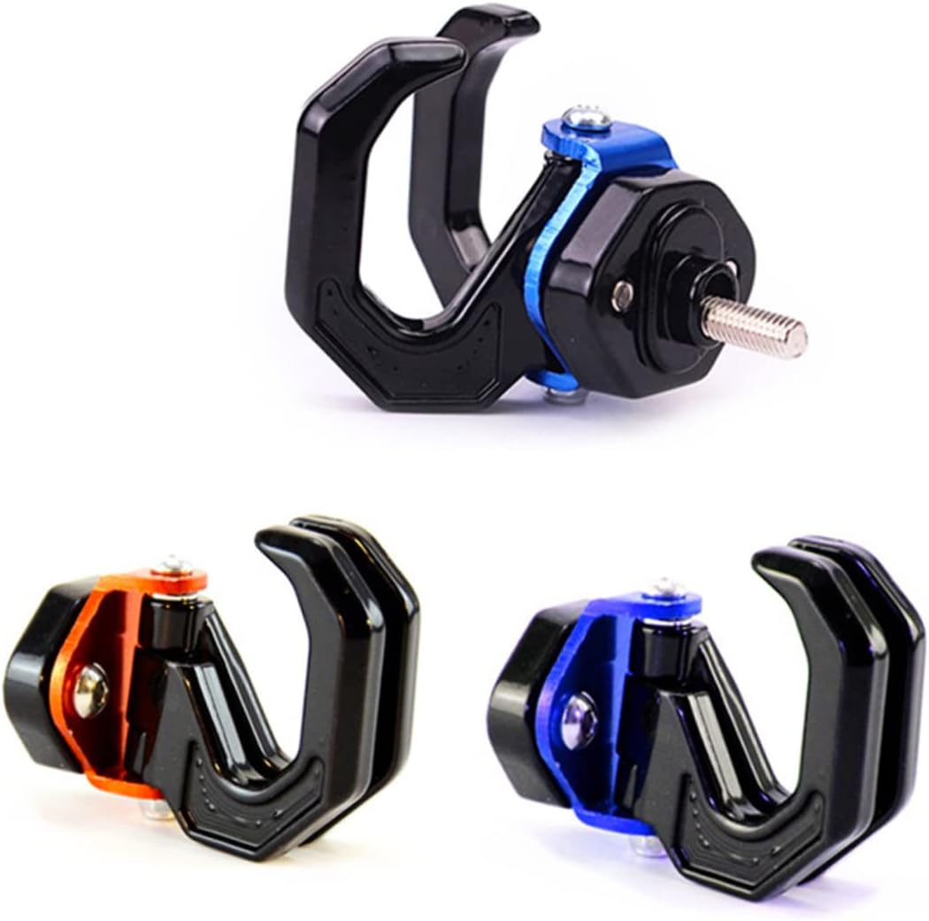 SUPVOX Aluminum Alloy Double Hook for Motorbike Helmet Bicycle Hooks Motorcycle Modification Parts Alloy Material Random Color image number 5