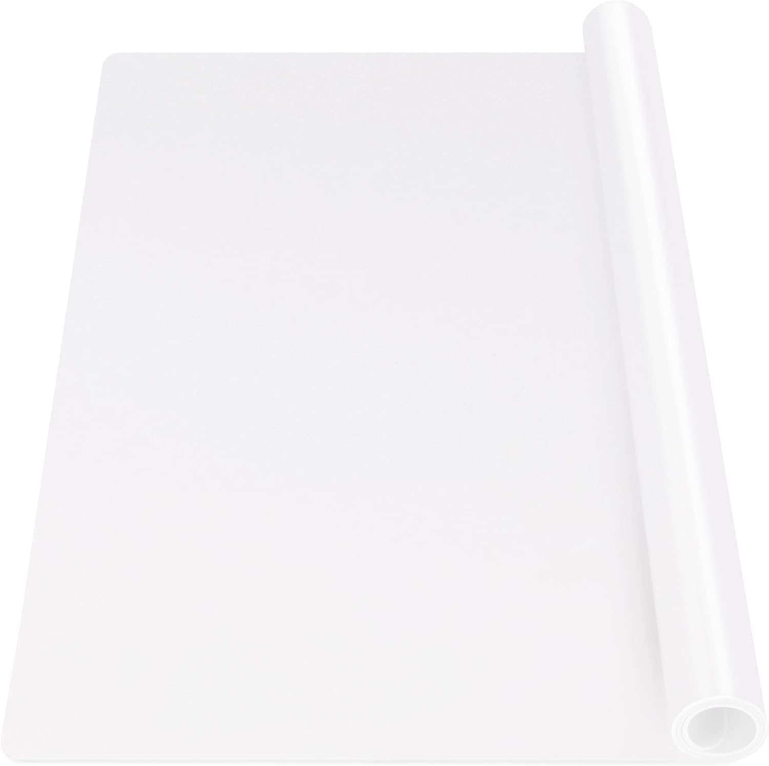 Mat Transparent 70 X 50Cm X 1.4Mm, Silicone Crafting Sheet, Countertop Protector, Placemat Large Table Mat, Nonstick Nonskid Heat-Resistant - Black image number 3