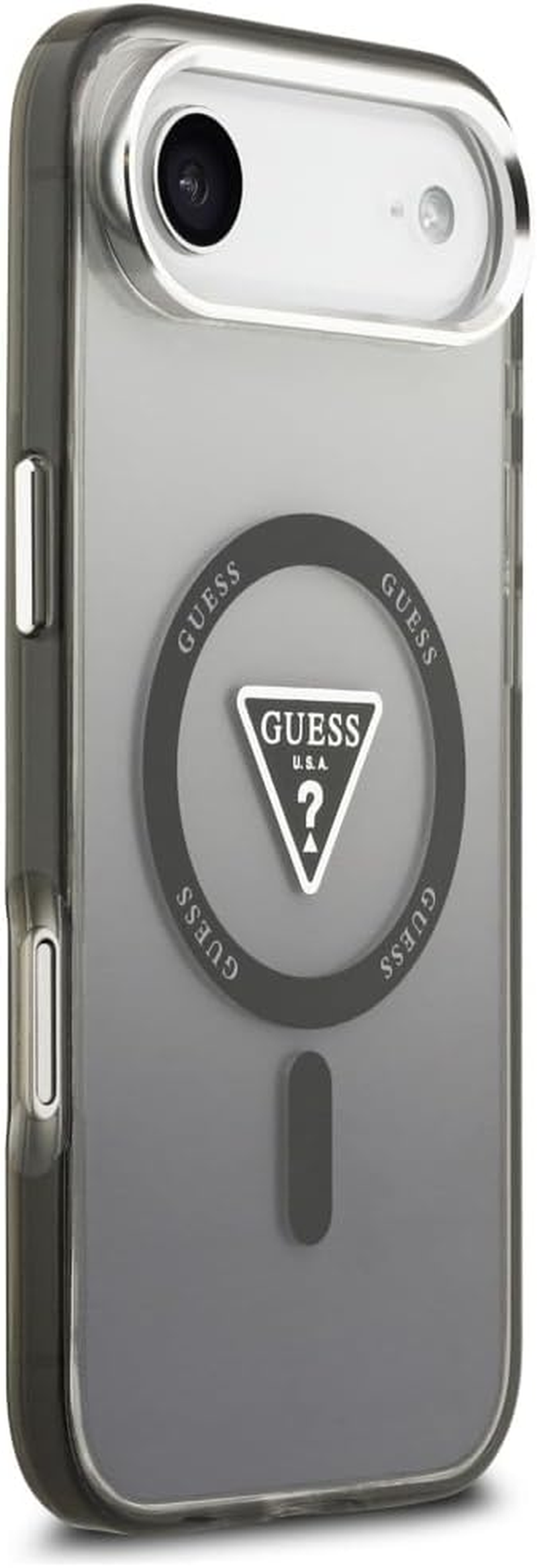 CG Mobile Guess IML Gradient Triangle Logo Compatible with Magsafe Case for Iphone 17 Air (Black) image number 6