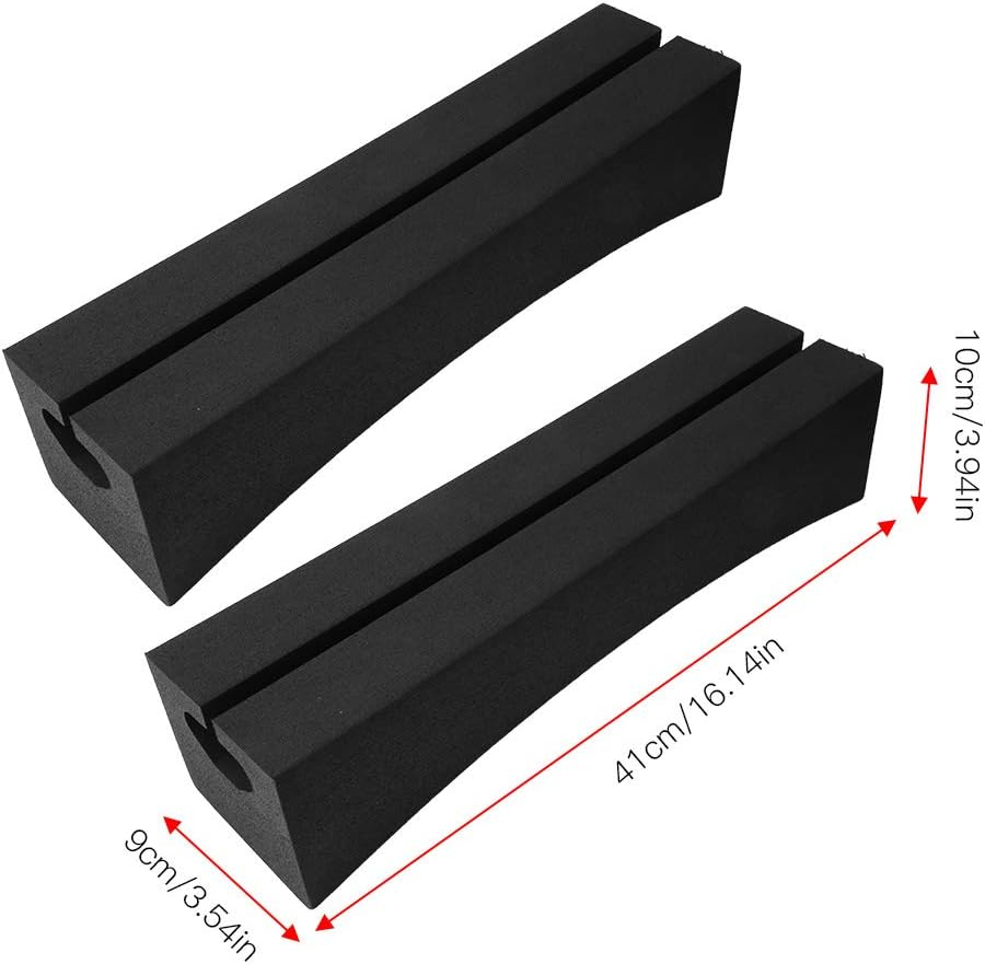 Changor Outdoor Soft Car Roof Rack Pads for Kayaks, EVA Material Soft Universal Fit Car Roof Rack Kayak Roof Rack Pads for Surfboard Kayak Paddle Board Transport, 2Pcs image number 2