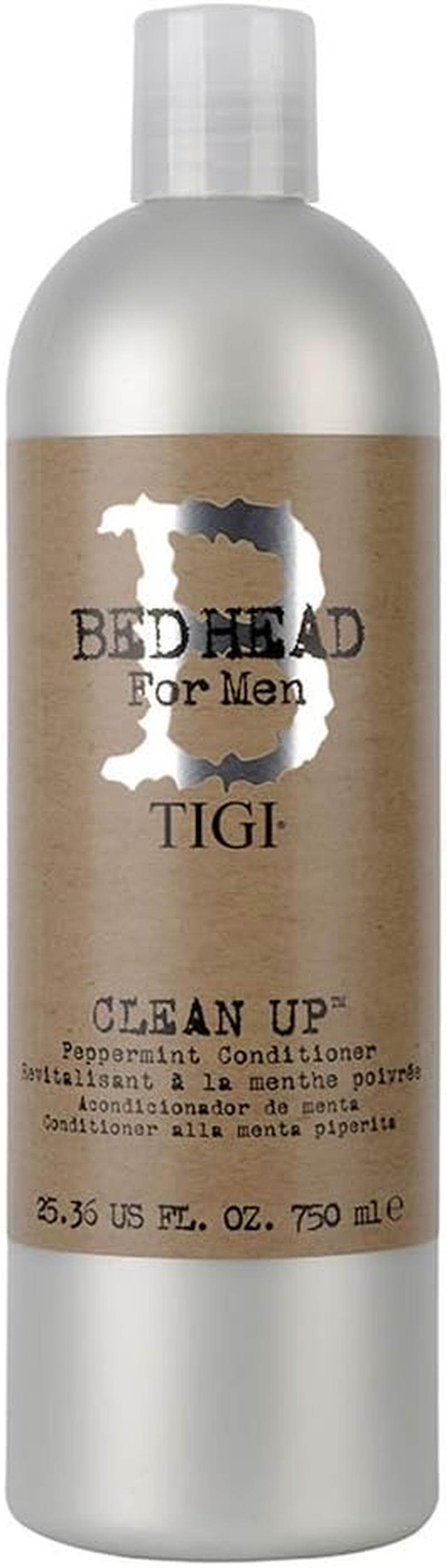 TIGI Bed Head B for Men Clean up Peppermint Conditioner by TIGI for Men - 25.36 Oz Conditioner, 750 Ml