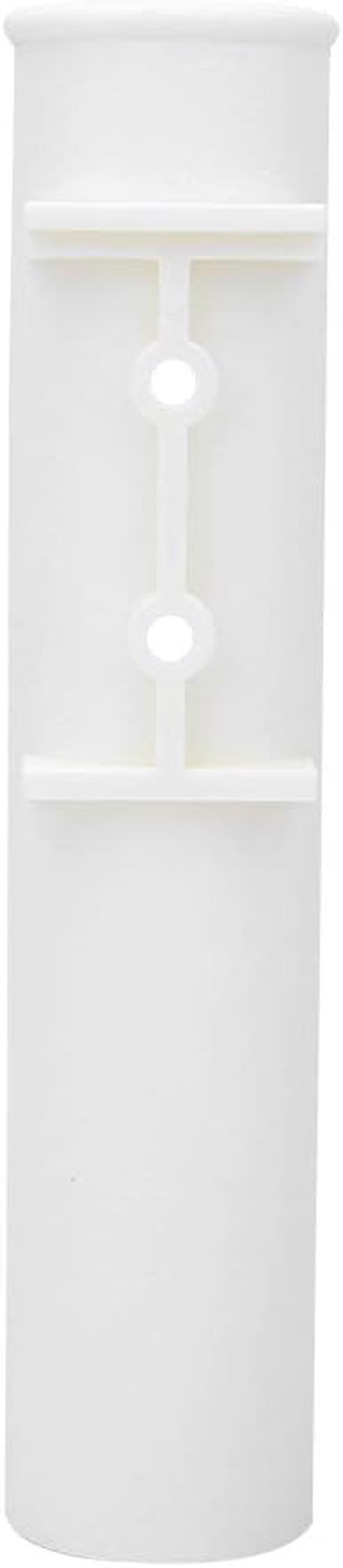 Single Hole Fishing Rod Bracket Plastic Holder with Drain Hole Lightweight for Easy Storage and Transport Vertical Mounting Option White image number 1