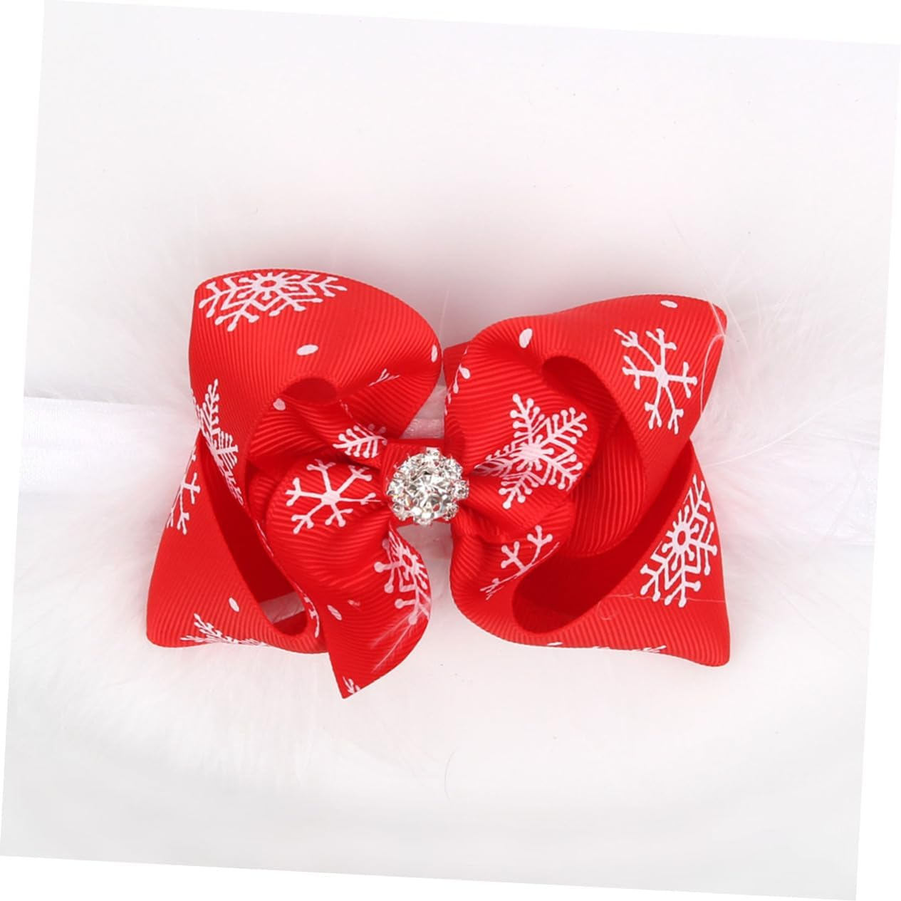 MERRYHAPY Baby Christmas Headwear Hair Ribbons Headband Baby Christmas Red Baby Christmas Headband image number 2