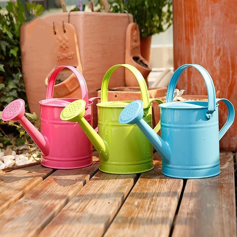 Watering Can Water Can Sprinkler Can 1.5L Watering Can Iron Plant Shower Garden Water Pot Sprinkler Irrigation Supplies Watering Kettle Gardening Tools Spray Bottle Watering Pot (Color : A-Pink) image number 3