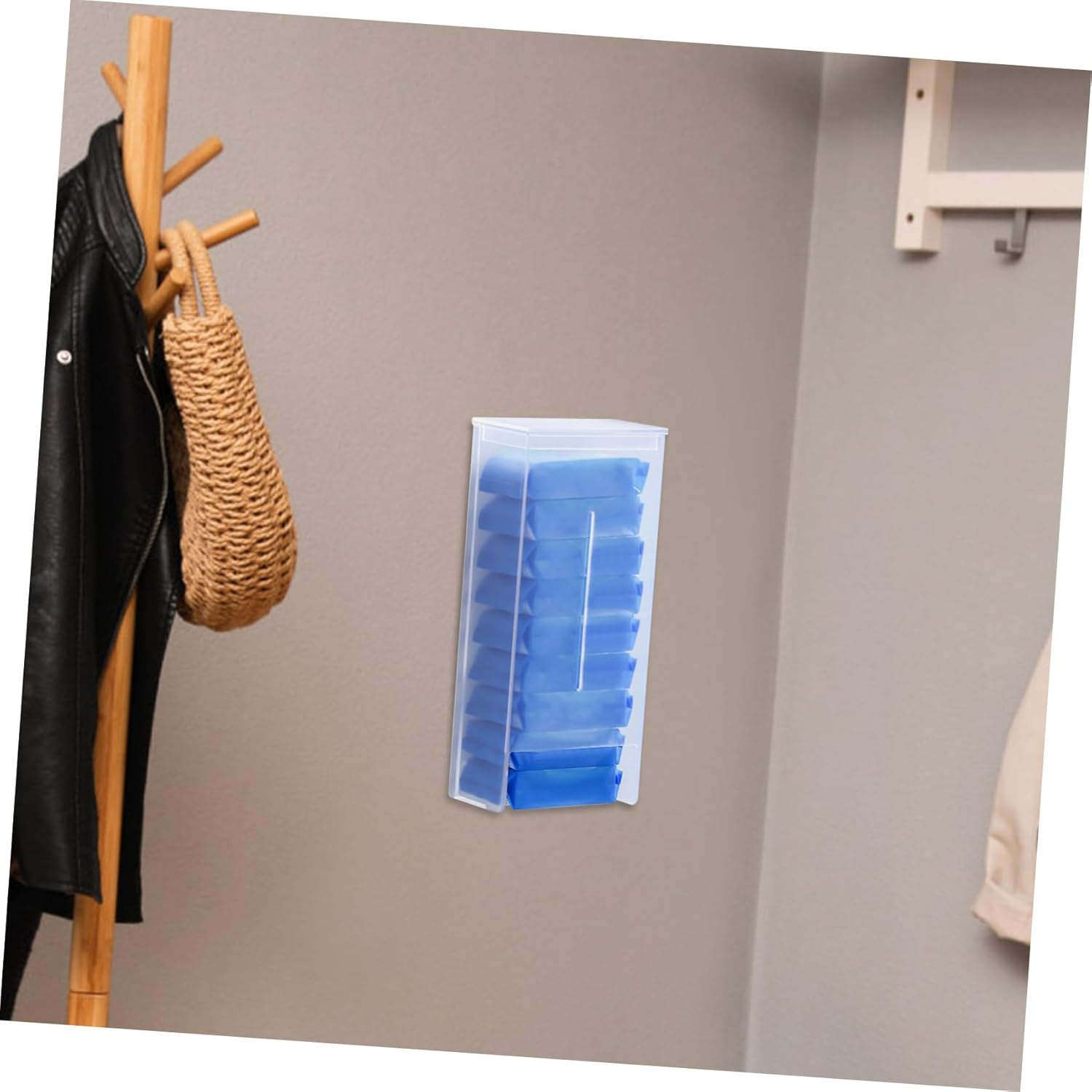 Alipis Wall-Mounted Wipe Holder Dust Cover Punch Dispenser for Bathroom Portable Wipe Storage Box Easy to Install image number 5