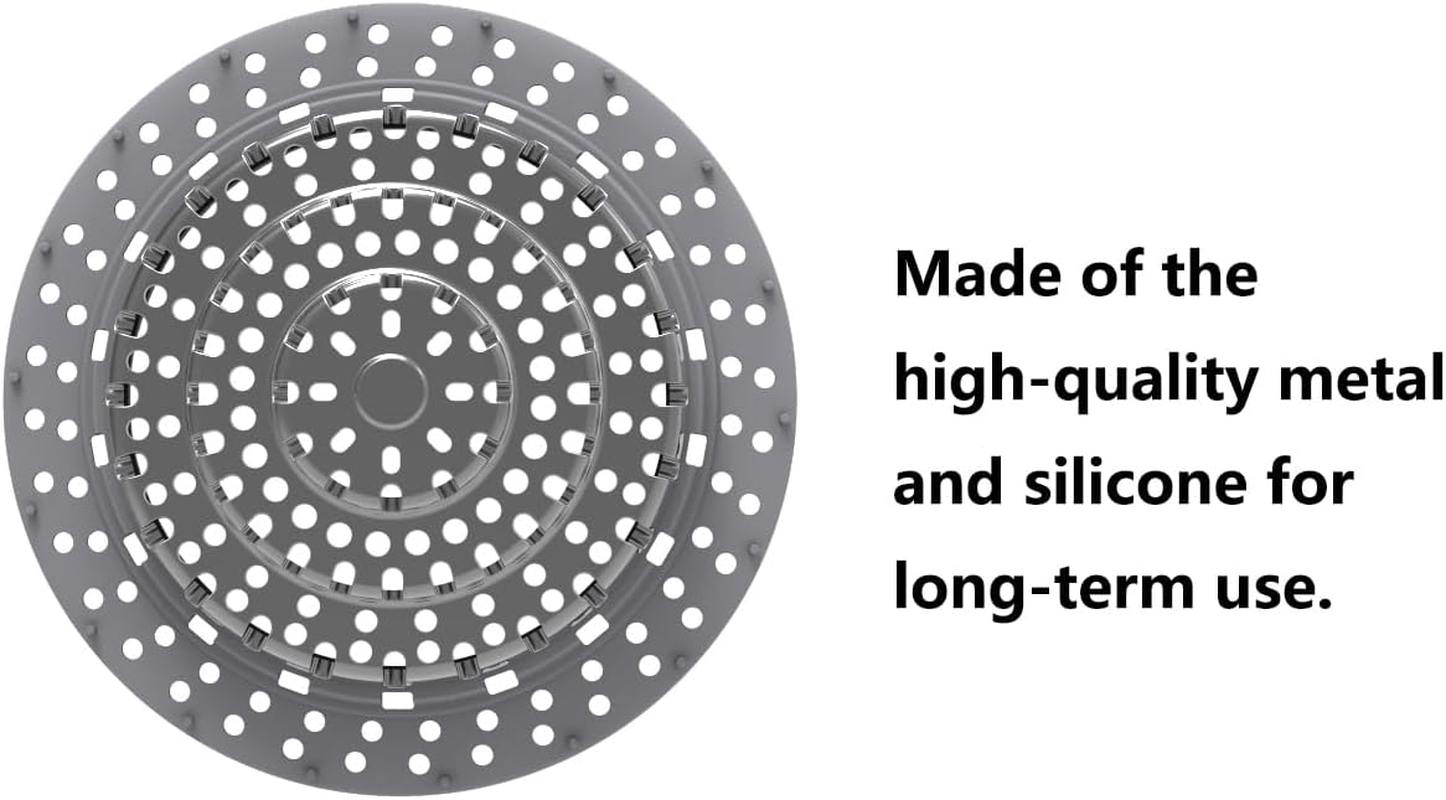 XAJOON Bathtub Drain Hair Catcher，Bathtub Protector Suitable for Bathroom Bathtub, Pop-Up Drains. (Patented Product)