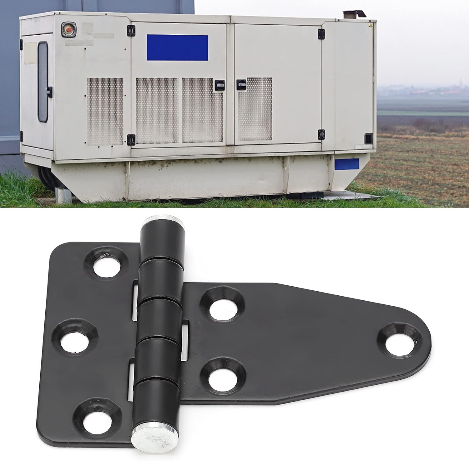 Shed Door Hinge, Barn Door Hinge, Stainless Steel T Strap Hinge for Wooden Fences Window Gate Hardware image number 4