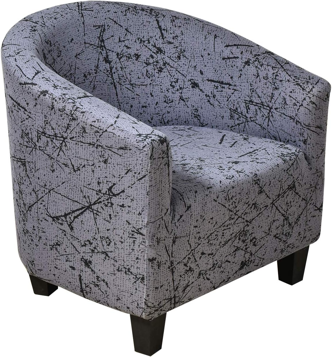 Tub Chair Covers Stretch Club Chair Slipcover Tub Chair Covers for Armchairs Couch Cover for Bar Counter Living Room Printed