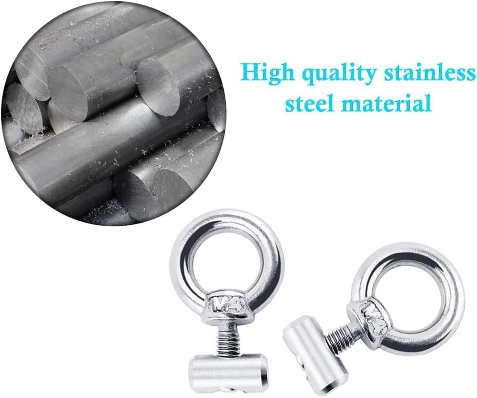 8Pcs Awning Rail Stoppers 6Mm for RV Caravan Motorhome Campervan Camping Tent Equipment Awnings Accessories, 304 Stainless Steel Awning Piping Stopper image number 6