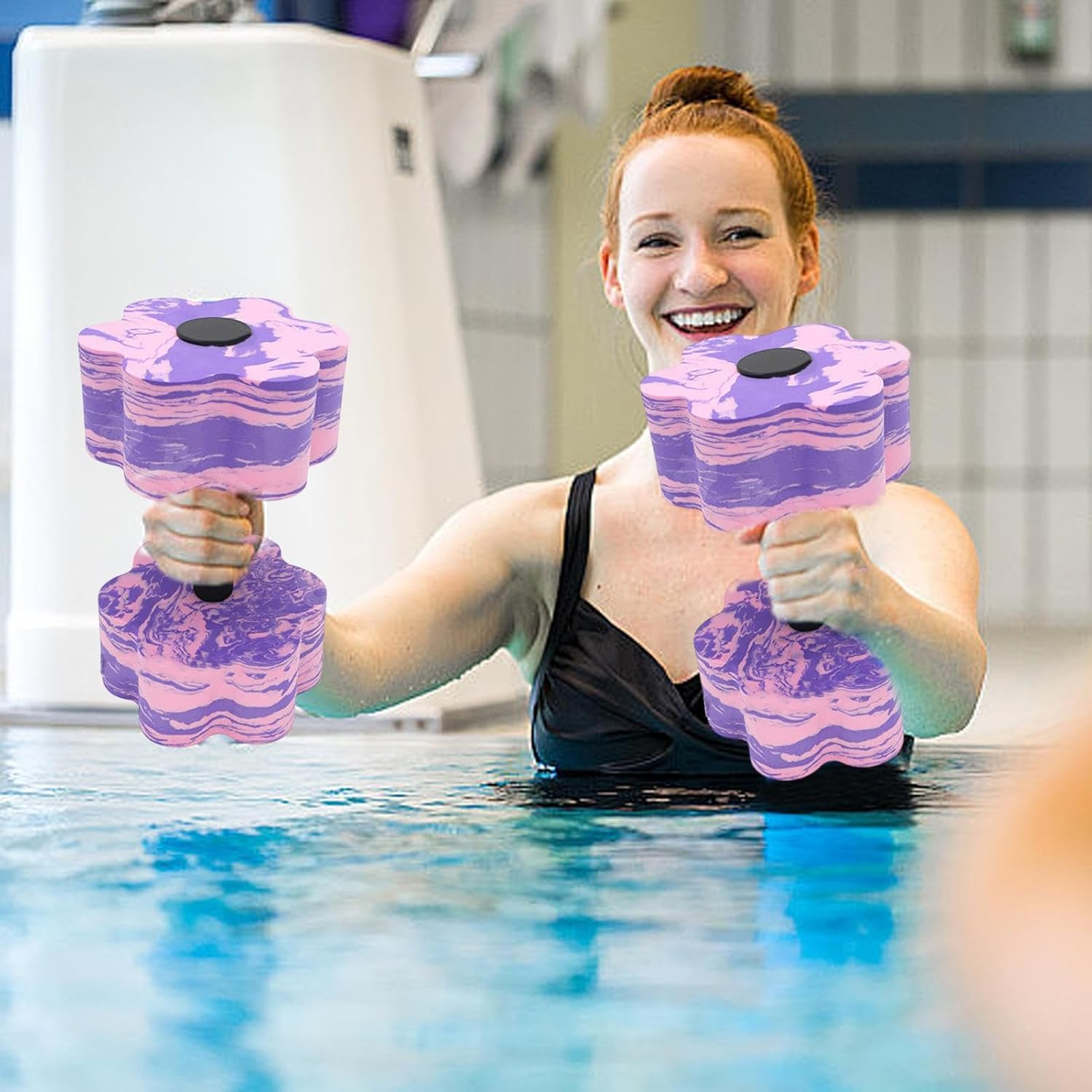 Fitness Barbells for Water - Lightweight Exercise Dumbbells | Reusable Training Supplies, Portable Workouts Equipment for Men, Women