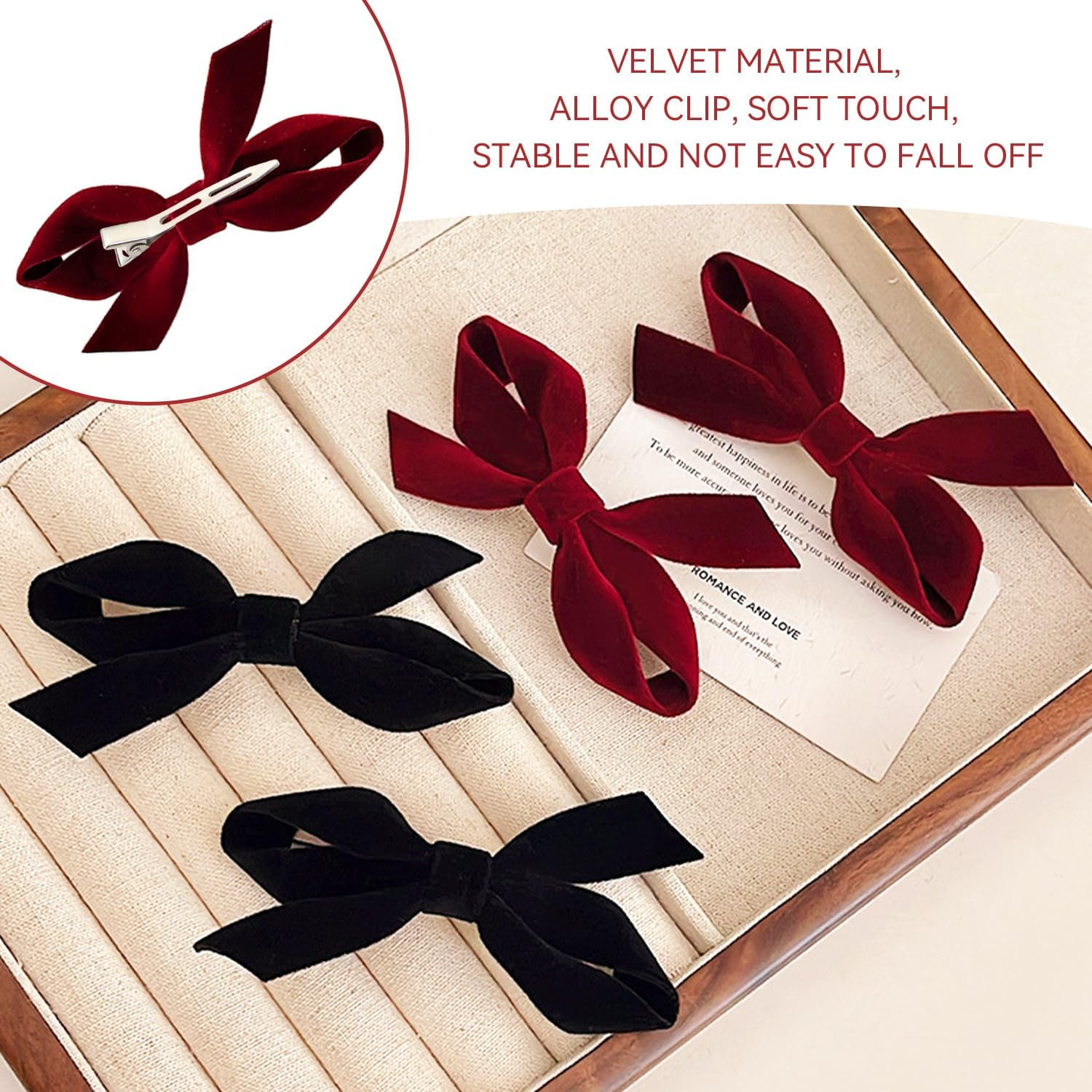 Pack of 2 Bugstadbands, 2 X Hair Pins, Multi-Purpose Headbands, Simple and Fashionable Hair Accessories for Women, Comfortable and Elee Headwear. image number 4